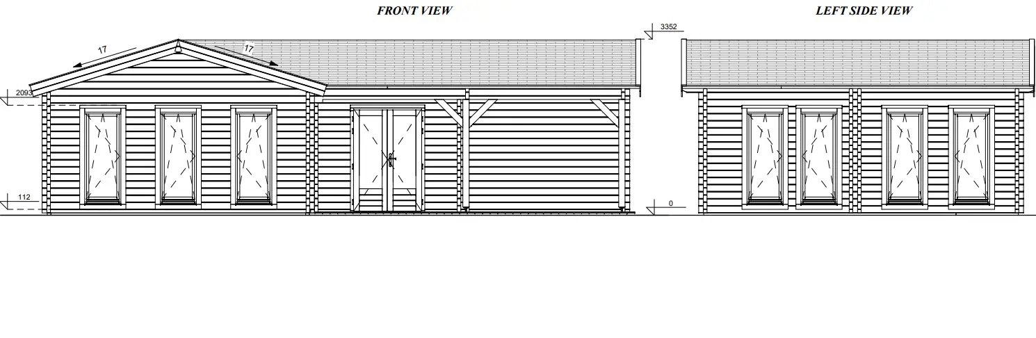DSHouse dārza māja "Jolly" - 58 m² divslīpju jumta konstrukcija ar premium logiem Dārza māja "Jolly" ar 58 m² divslīpju jumtu un 68 mm biezām sienām, kas pagarina izmantošanas sezonu